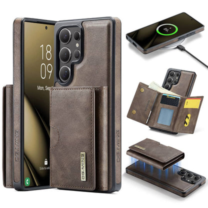 Ultra Premium Pochette+Portefeuille en Cuir 2-en-1 Pour iPhone et Samsung