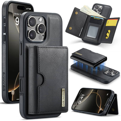 Ultra Premium Pochette+Portefeuille en Cuir 2-en-1 Pour iPhone et Samsung