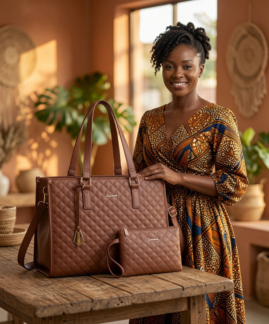 La Parisienne™ | Sac Isotherme 3-en-1 pour Femme – Ordinateur, Repas & Sac à Main
