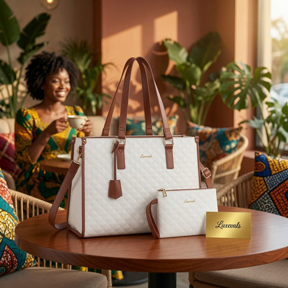 La Parisienne™ | Sac Isotherme 3-en-1 pour Femme – Ordinateur, Repas & Sac à Main