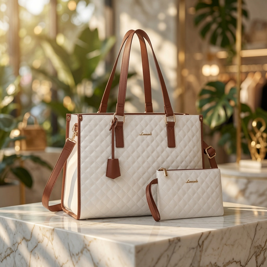 La Parisienne™ | Sac Isotherme 3-en-1 pour Femme – Ordinateur, Repas & Sac à Main