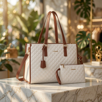 La Parisienne™ | Sac Isotherme 3-en-1 pour Femme – Ordinateur, Repas & Sac à Main