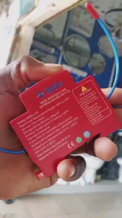 Dispositif automatique d’extinction d’incendie par aérosol à activation thermique
